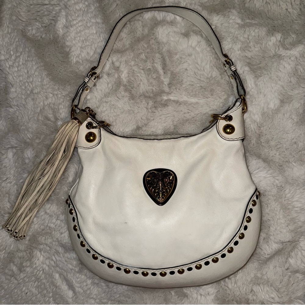 GUCCI Babouska Leather Hobo Bag
